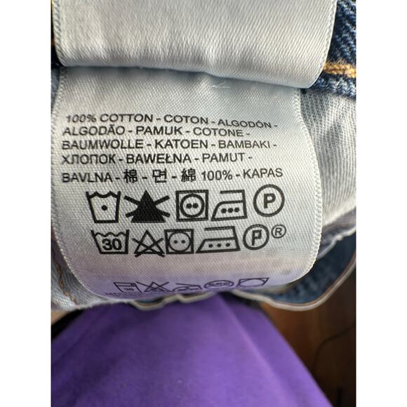 Vintage 90s Levis 505 38x34 Regular Fit Jeans Big&Tall Straight Leg 100% Cotton - Picture 6 of 7